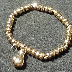 4 for $25 Gold Toned Boxing Glove Bracelet